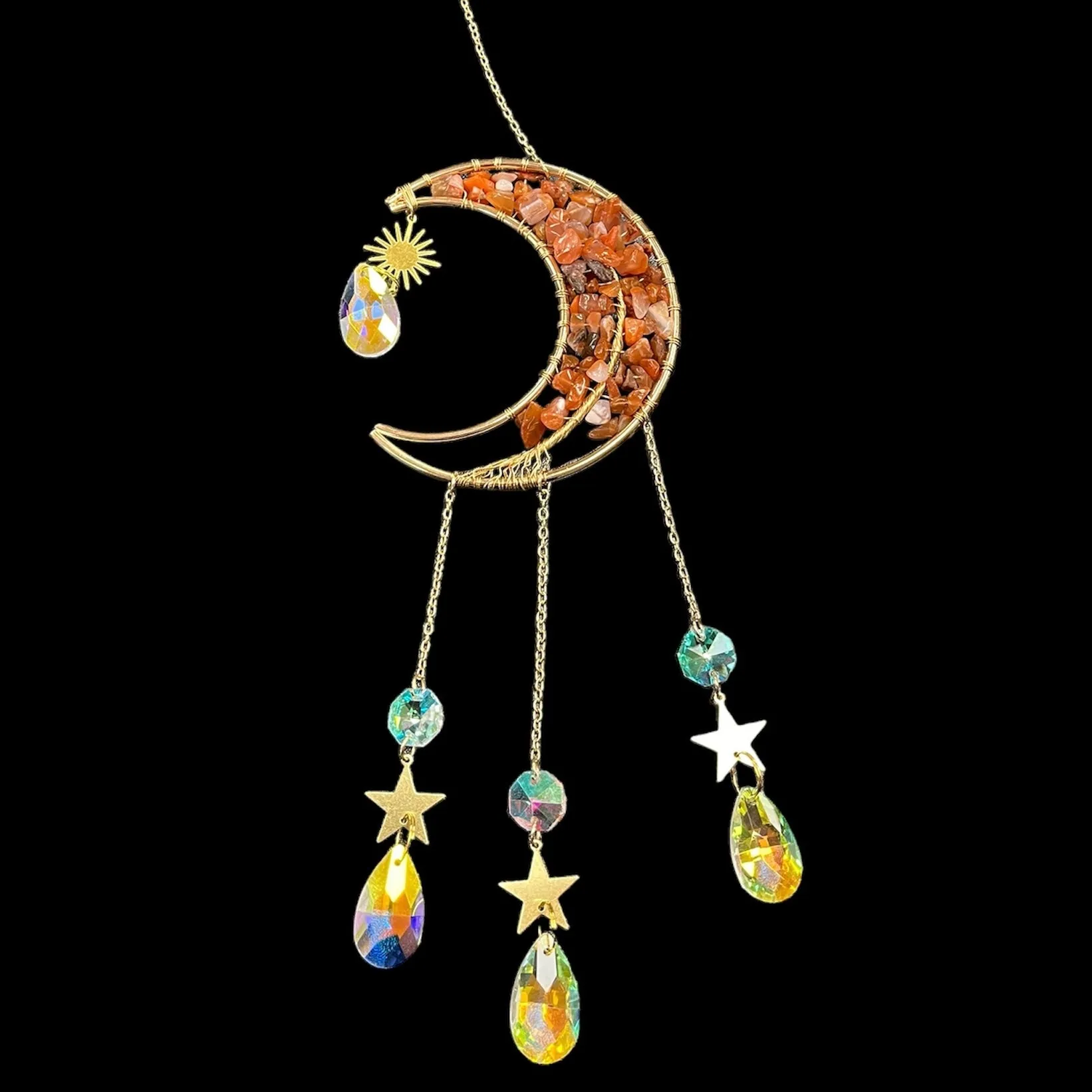 Mini Crystal Chip Sun Catcher