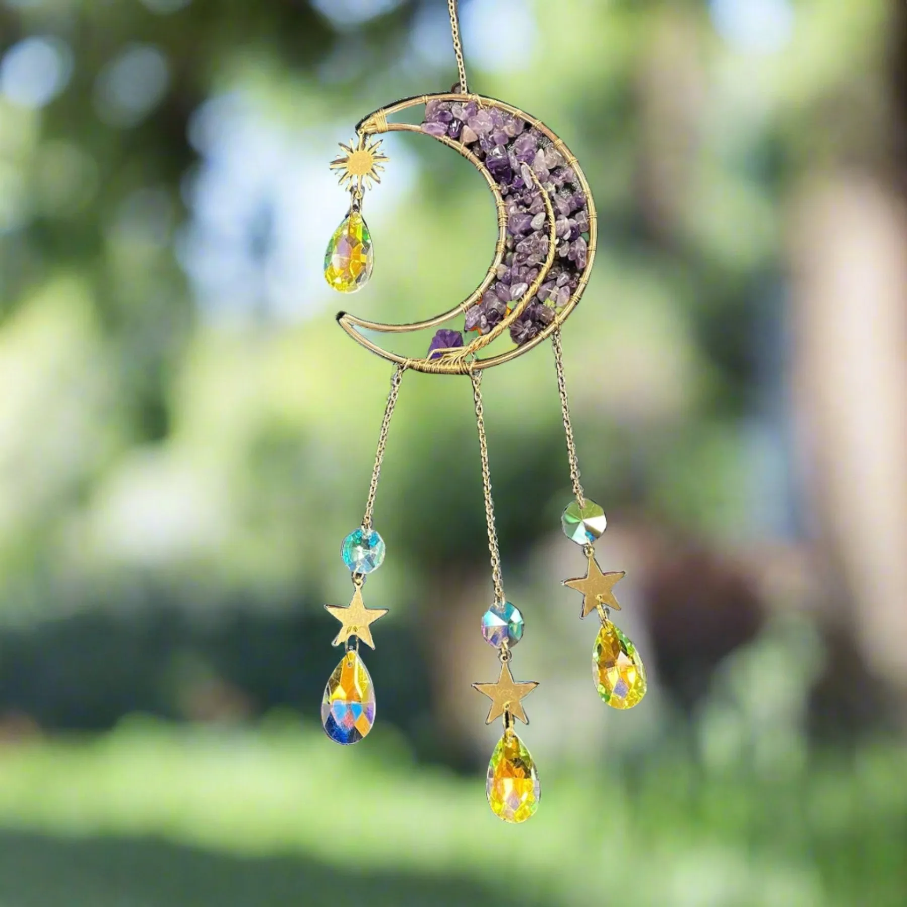 Mini Crystal Chip Sun Catcher