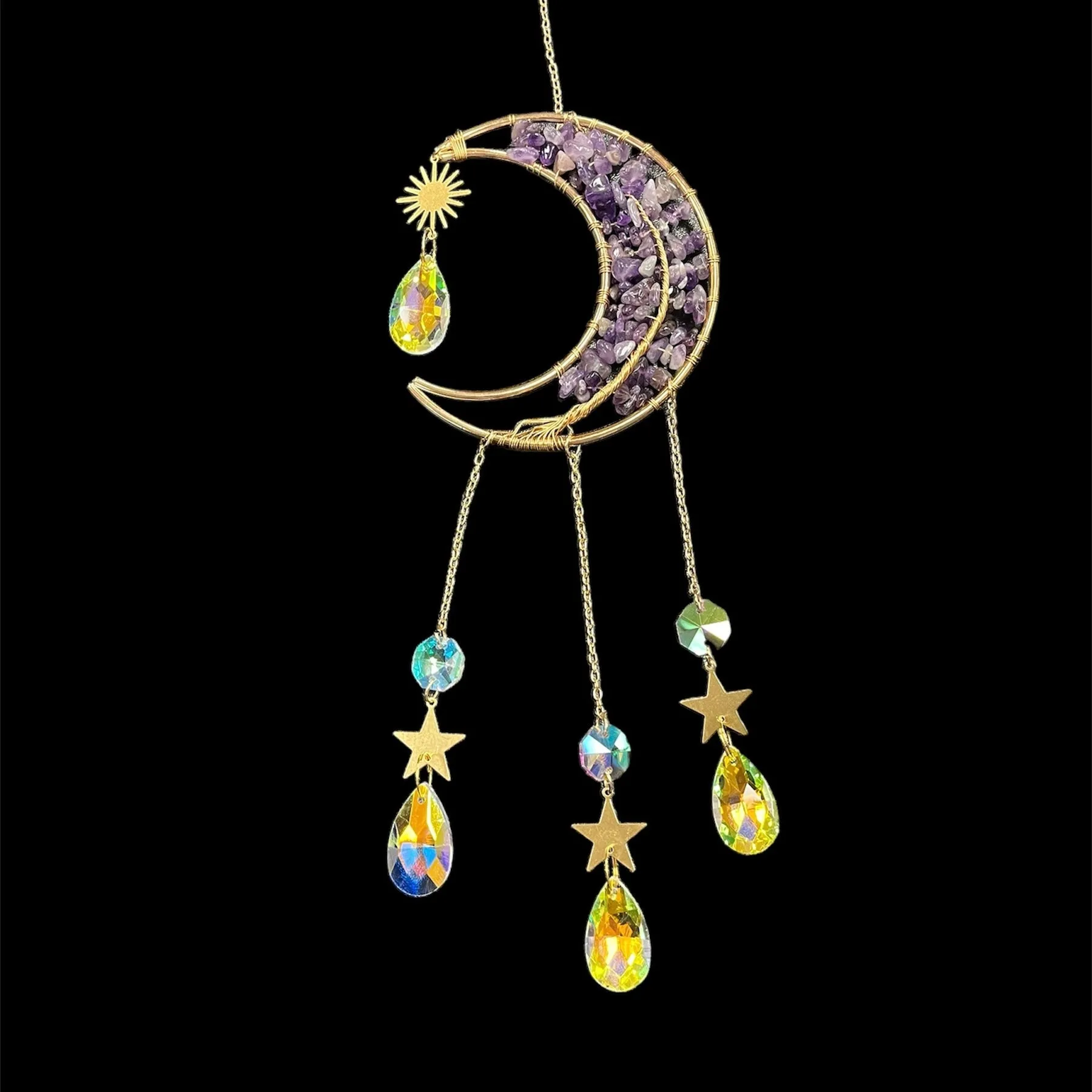 Mini Crystal Chip Sun Catcher