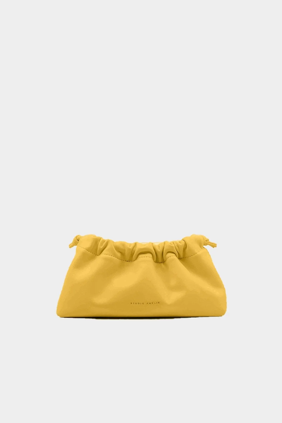Mini Drawstring Bag in Turmeric