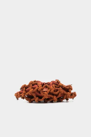 Mini Fishnet Bag in Terracotta