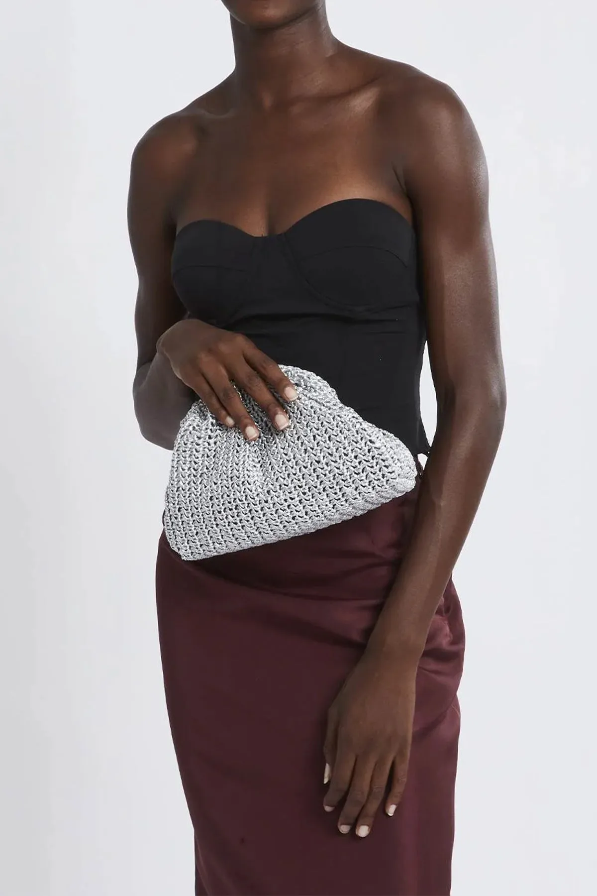 Mini Game Crochet Glow in Silver