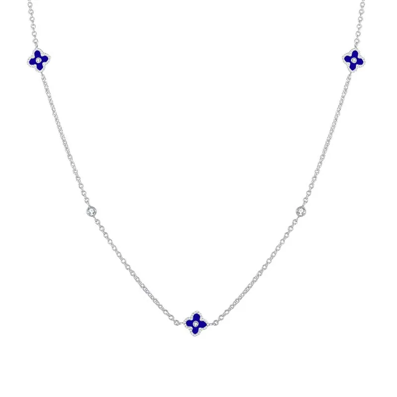 Mini Joory / Necklace Blue Silver