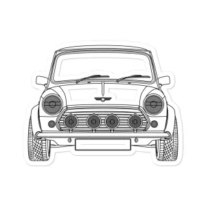 MINI MKI Front Outline Sticker