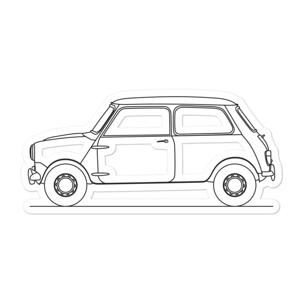 MINI MKI Silhouette Sticker