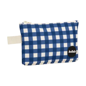 Mini Pouch Blue Check