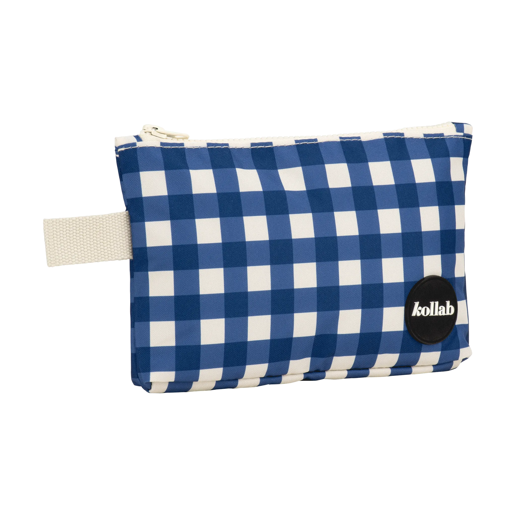 Mini Pouch Blue Check