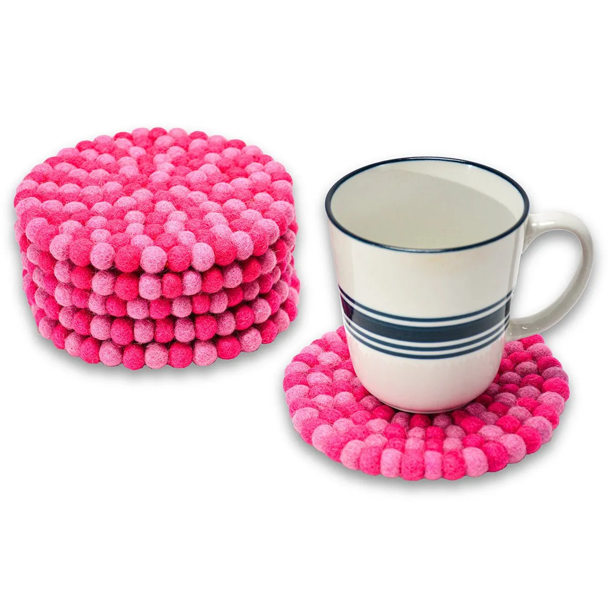 Mini Round Ball Mat- Pink
