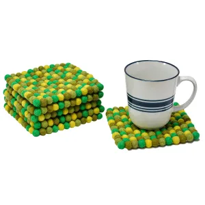 Mini Square Ball Mat- Green