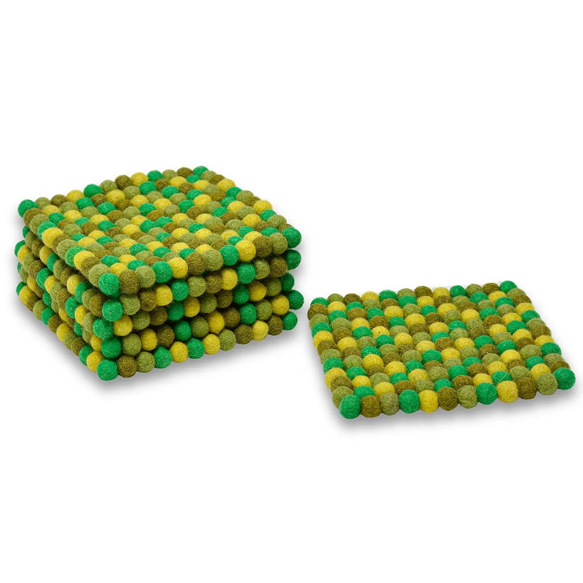 Mini Square Ball Mat- Green