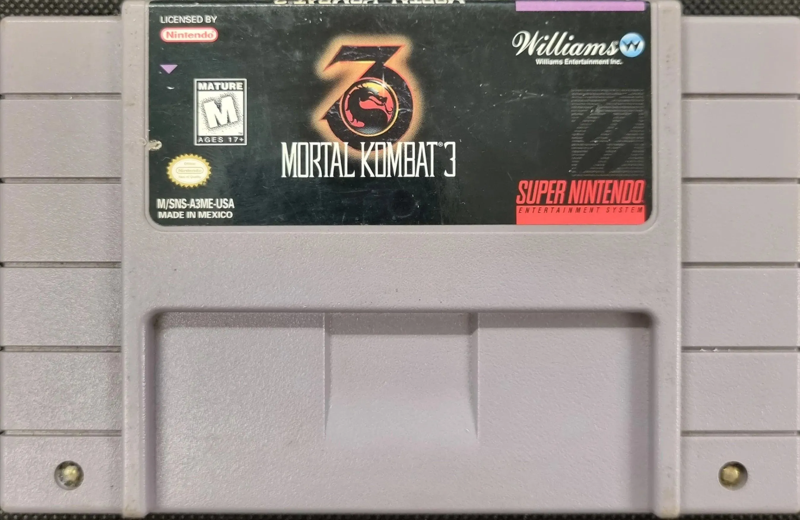 Mortal Kombat 3 (NTSC) (Mindre kosmetiske fejl)