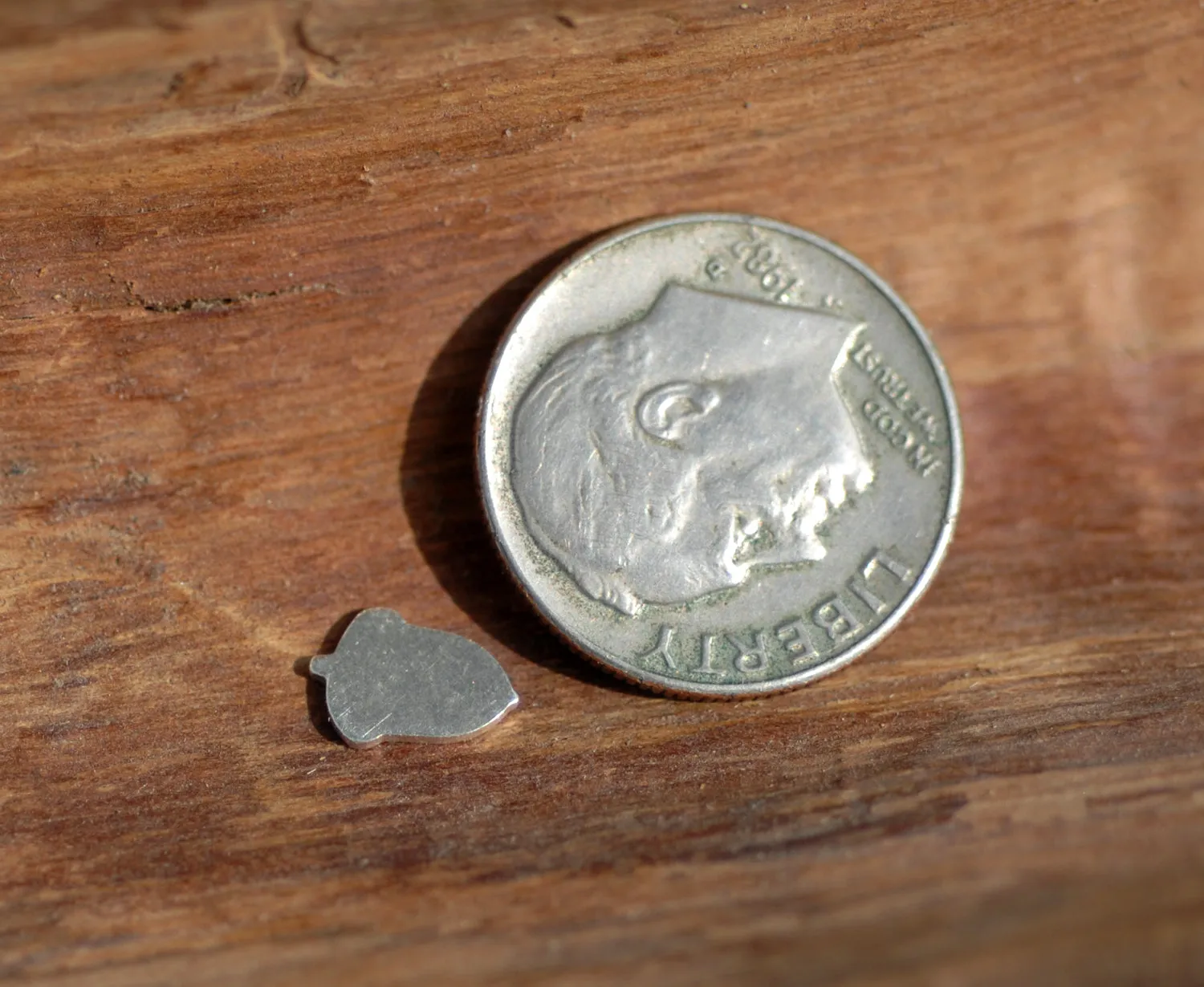 Most Tiny Metal Blank - Acorn Shaped Mini Blanks
