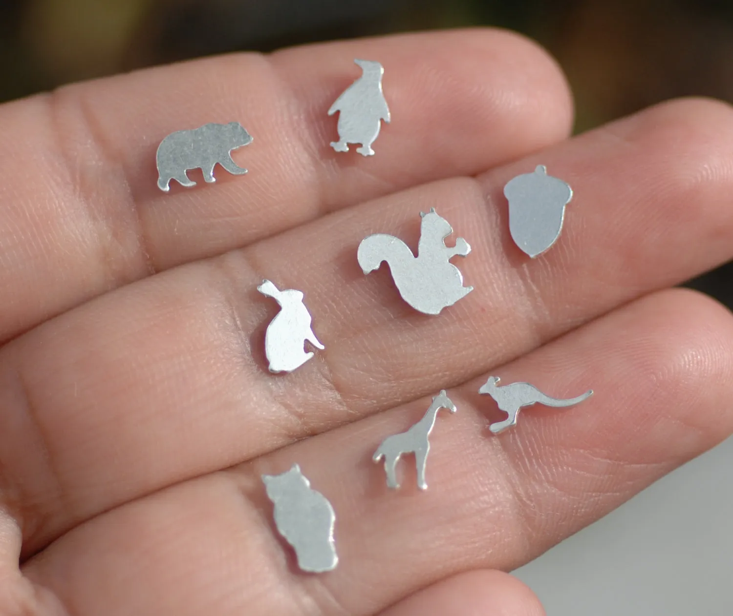 Most Tiny Metal Blank - Acorn Shaped Mini Blanks
