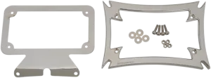 Motherwell MWL-862-CH-OR1 Maltese License Plate Frame with Backing Plate - Chrome