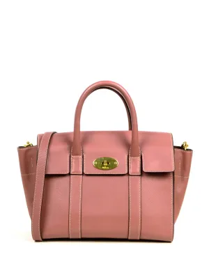 Mulberry Blush Pink Leather  Small Bayswater Crossbody Bag