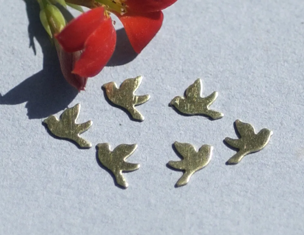 My MOST Super Tiny Bird Blank Cutout for 24g DIY Jewelry Soldering Tiny Blanks for Jewelry Making Mini shape, Supplies by SupplyDiva