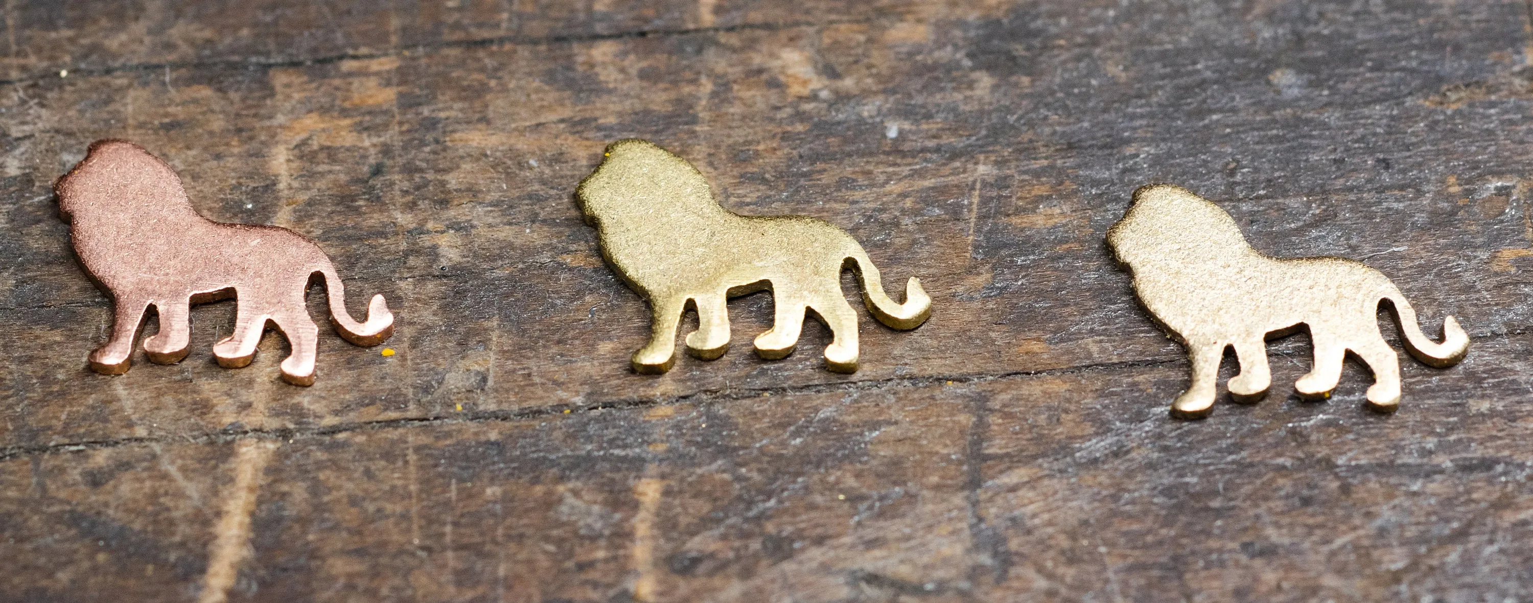 My MOST Super Tiny Realistic Lion Blank Metal Cutout for 24g DIY Tiny Blanks for Jewelry Making Mini shapes, Supplies by SupplyDiva