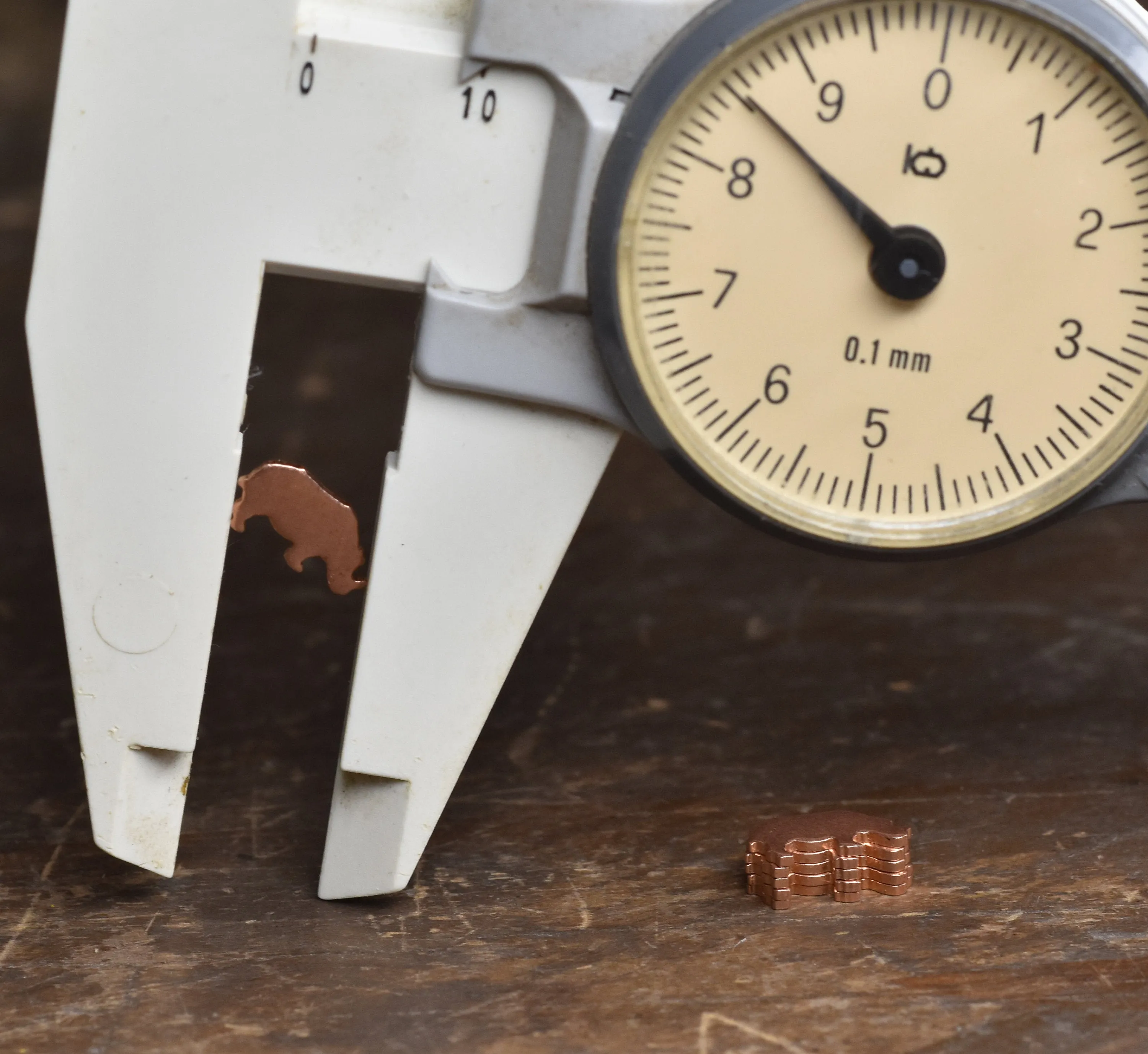 My MOST Super Tiny Realistic Rhino Rhinoceros Blank Metal Cutout for 24g DIY Tiny Blanks for Jewelry Making Mini shapes