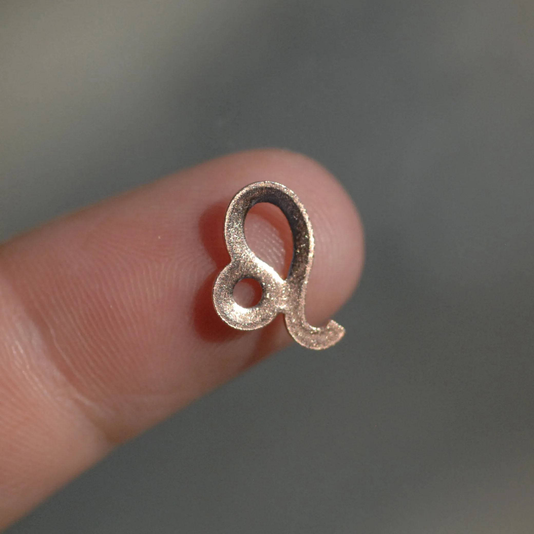 My MOST tiny Leo zodiac sign shapes 24g Mini miniature metal blanks for making jewelry copper, brass, bronze, sterling silver 925