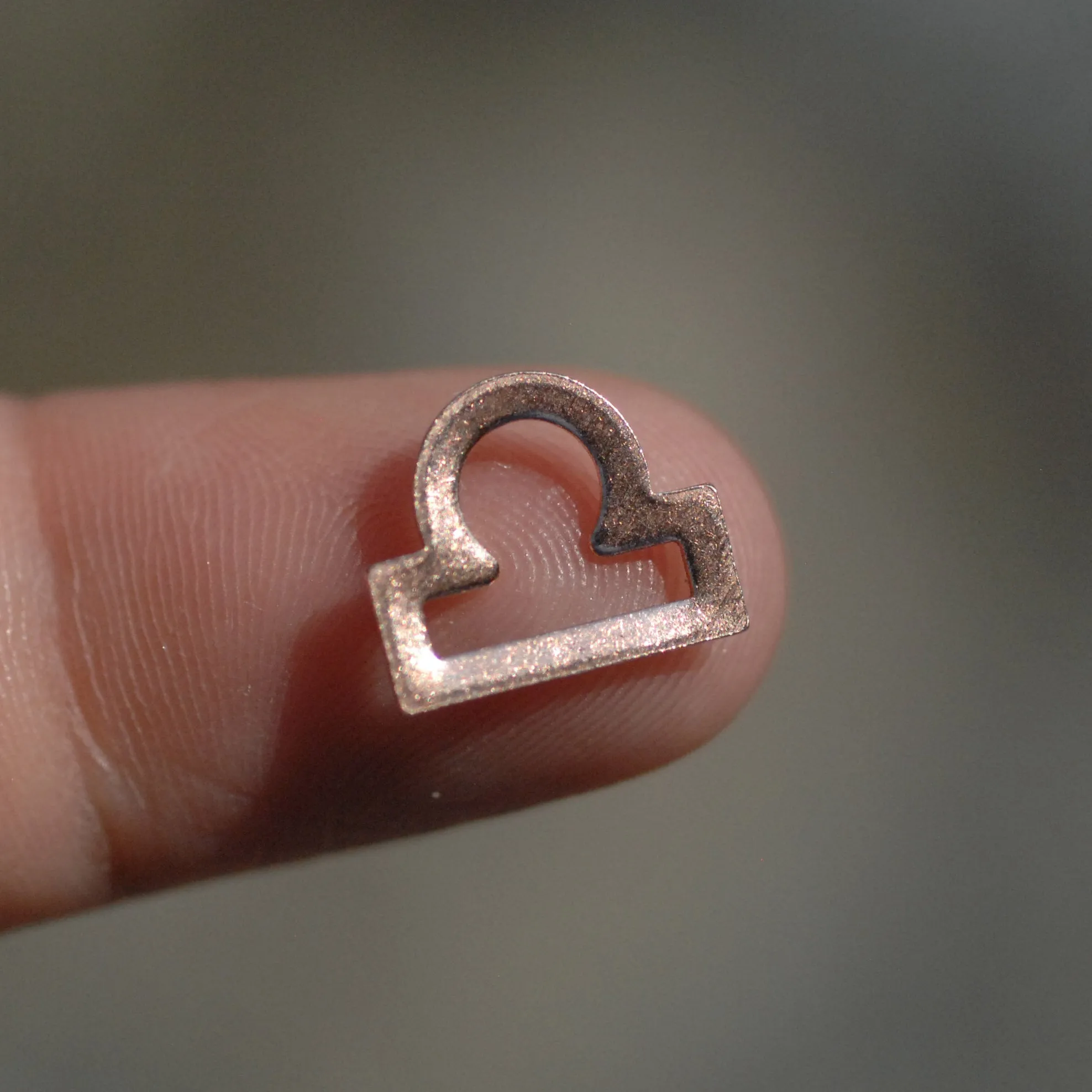 My MOST tiny Libra zodiac sign shapes 24g Mini miniature metal blanks for making jewelry copper, brass, bronze, sterling silver 925