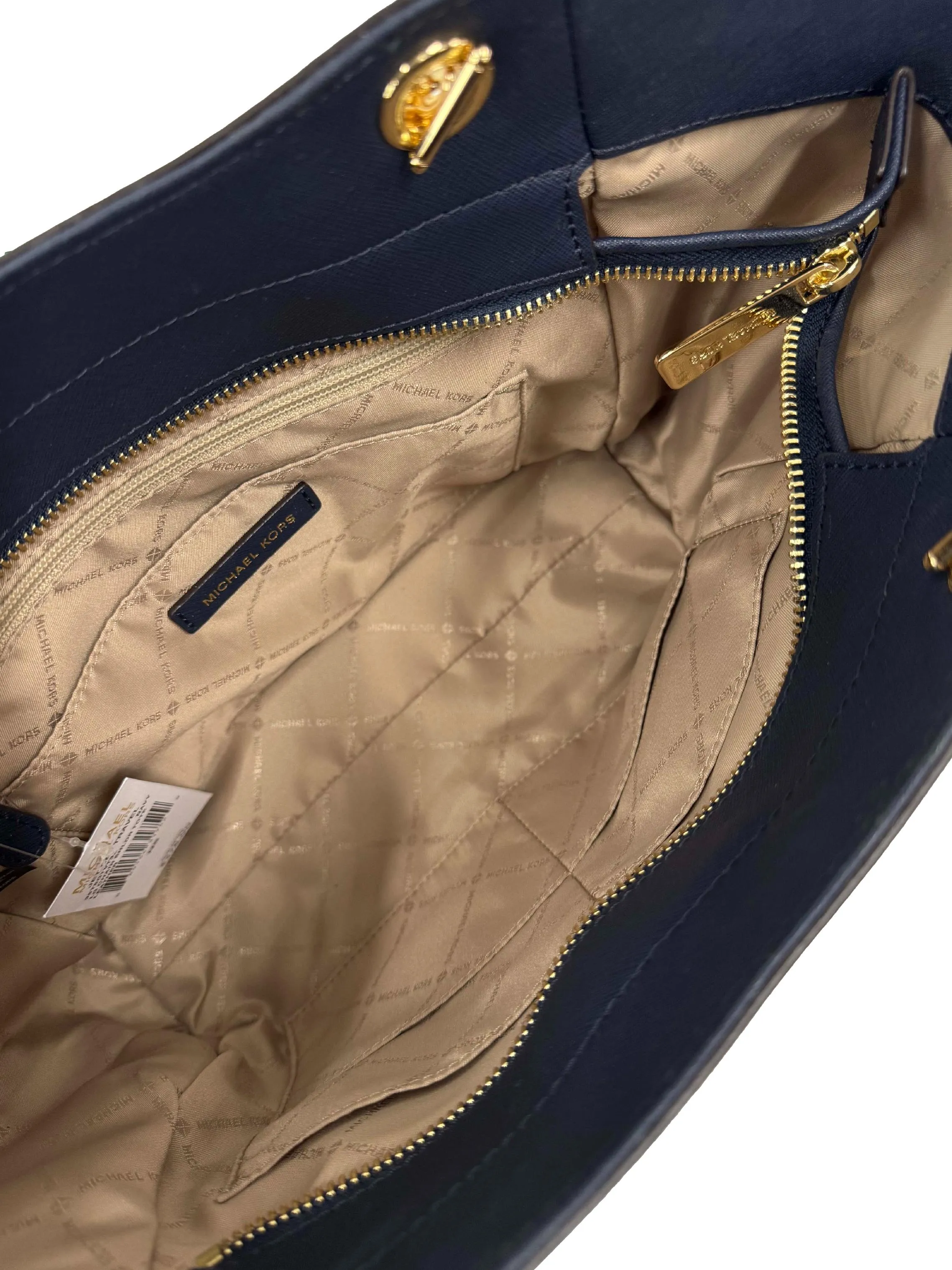 Navy Jet Set Travel Handbag