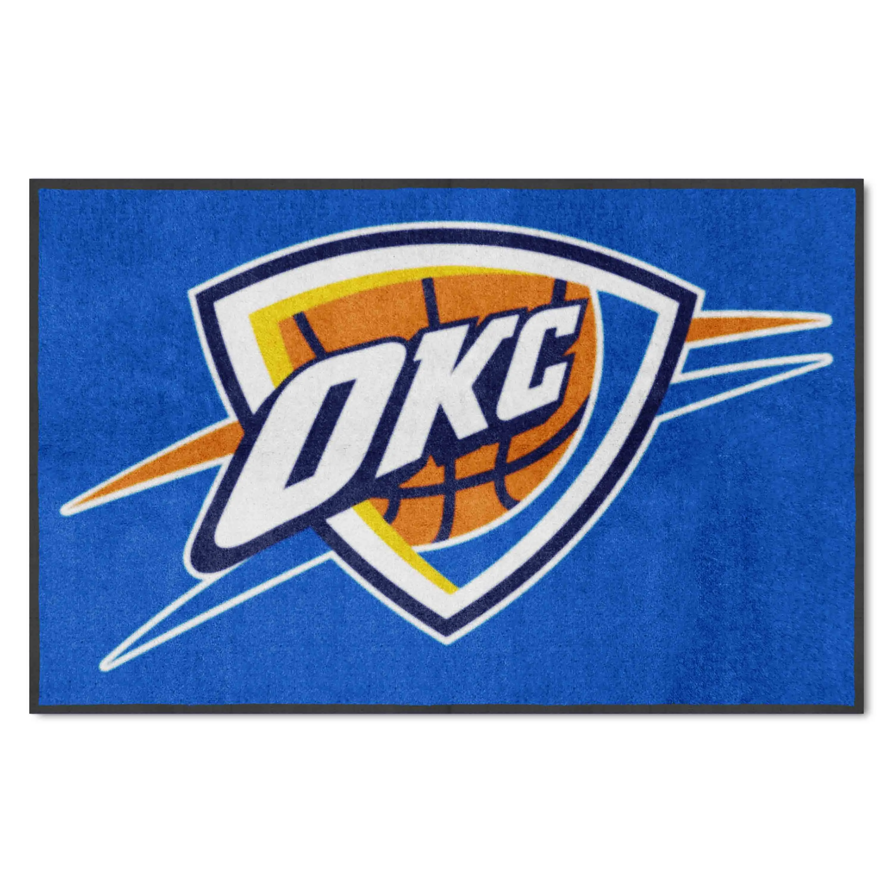 NBA - Oklahoma City Thunder 4X6 Logo Mat - Landscape