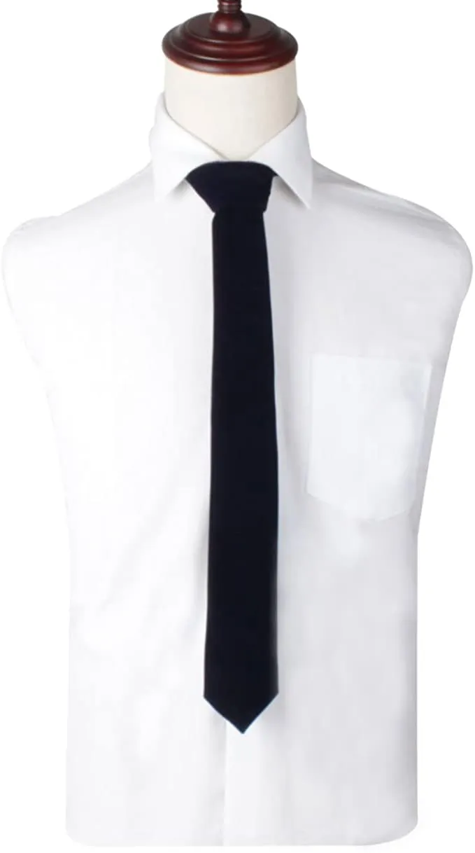 New Auscufflinks Black Velvet Skinny Tie, Hand Stitched with premium stitching & Lining! Retails $40 