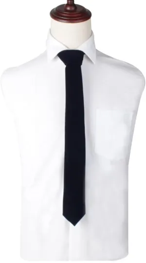 New Auscufflinks Black Velvet Skinny Tie, Hand Stitched with premium stitching & Lining! Retails $40 