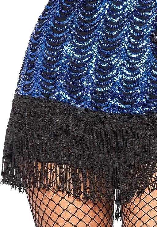 NEW Leg Avenue Women's Gatsby Flapper Costume Sz S, Includes gloves, headband & Dress - Retails $89 