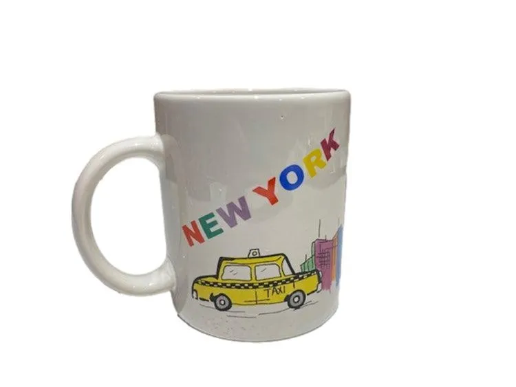New York City Souvenir Mugs Set of 6