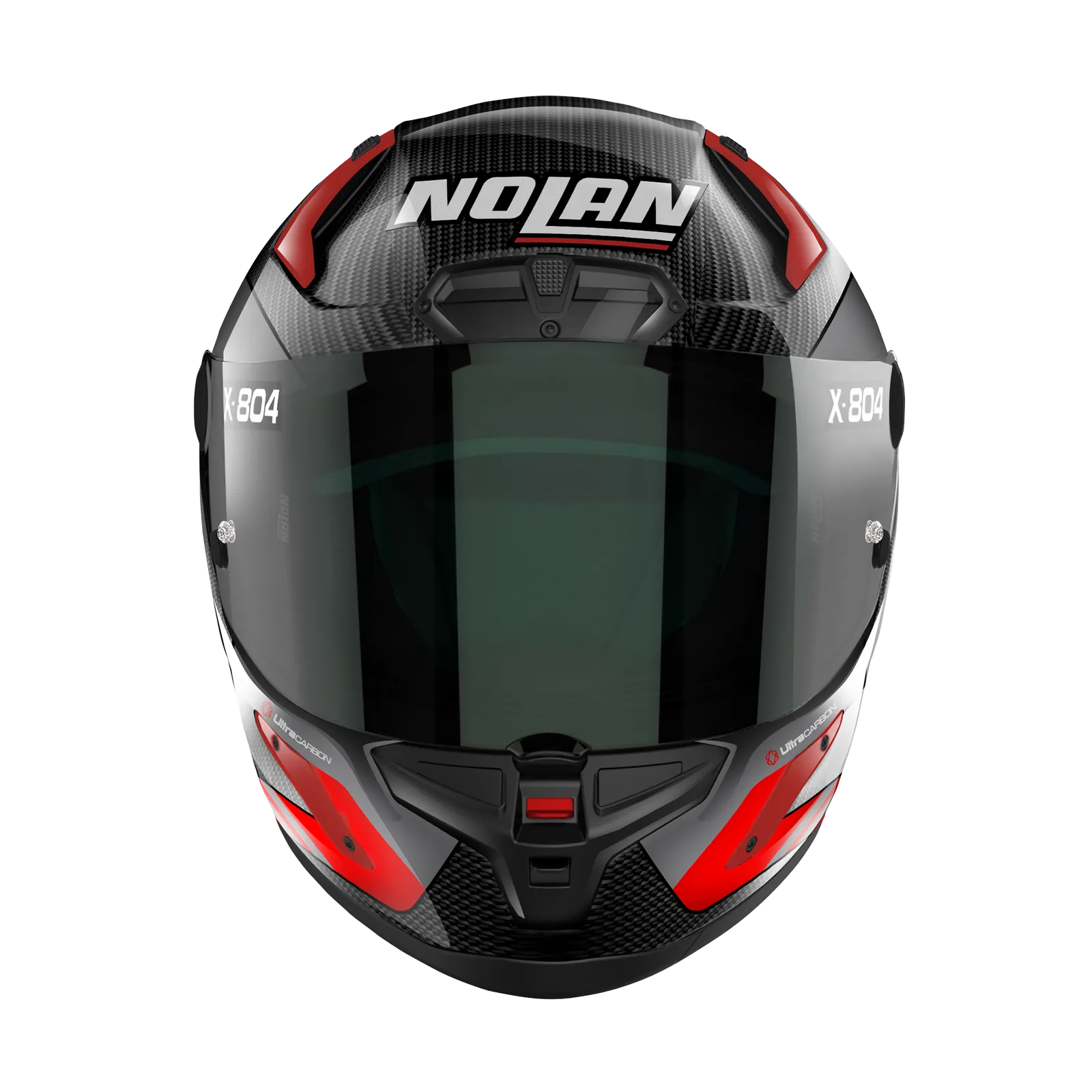 Nolan - X-804 RS Carbon/Red Hot Lap Helmet