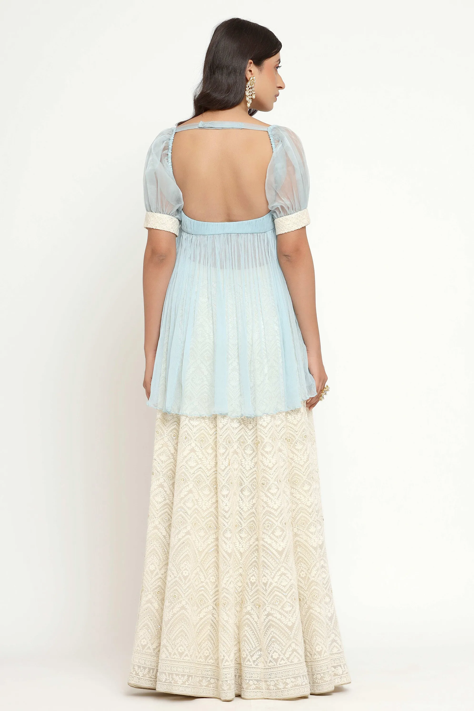 Noor Lehenga (Blue)