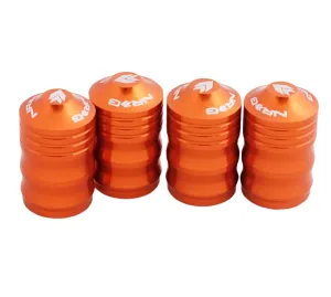 NRG VS-100OR Orange Aluminum Sport Style Valve Stem Cap