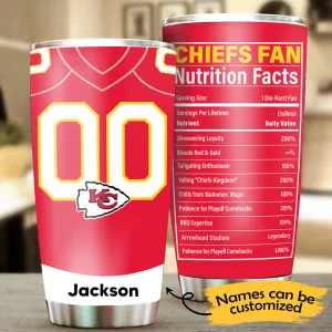 Nutrition Facts Stainless Steel Tumbler - KCC