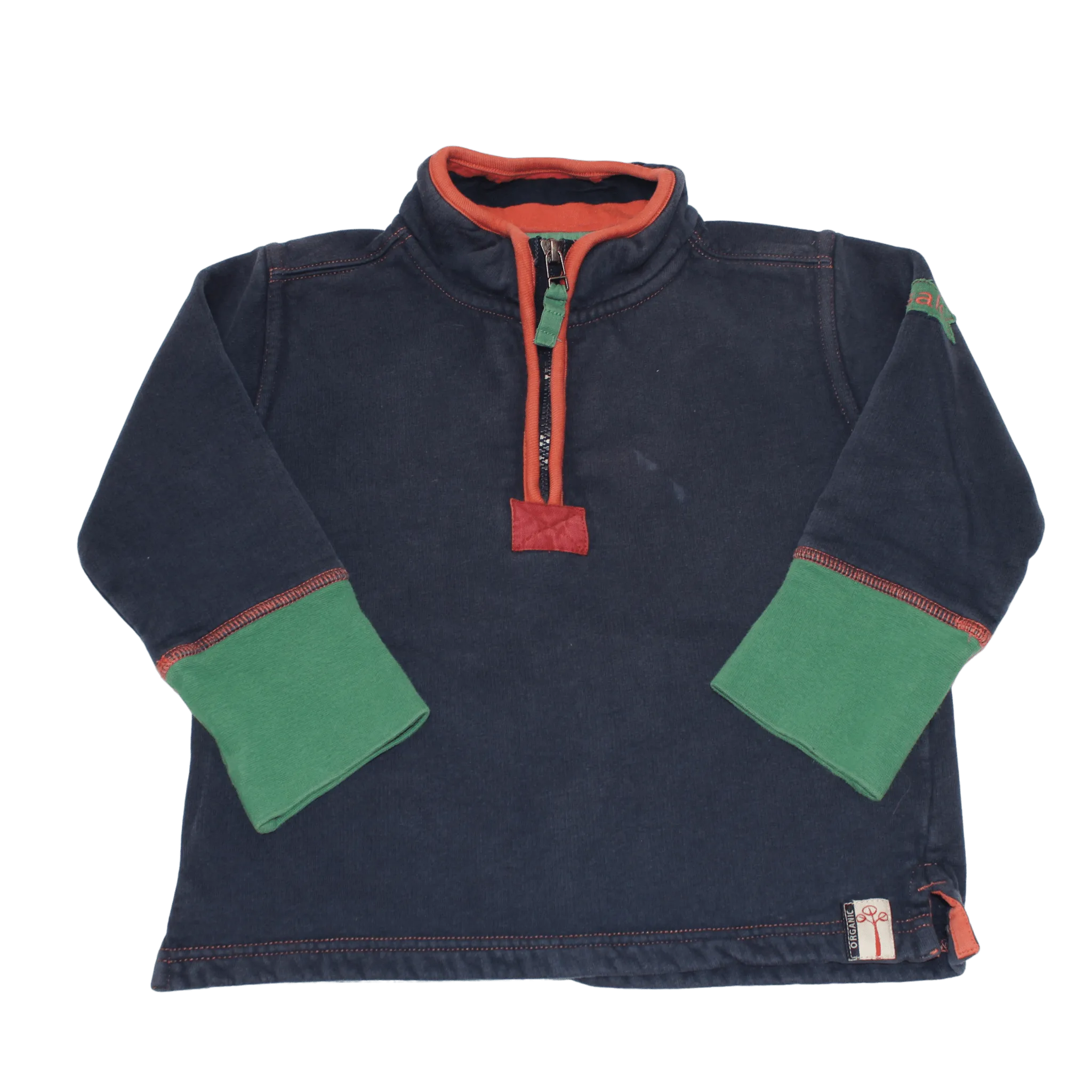 Organic Cotton Zip Sweatshirt