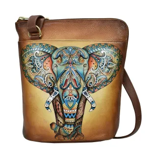 Organizer Crossbody With Extended Side Zipper - 493