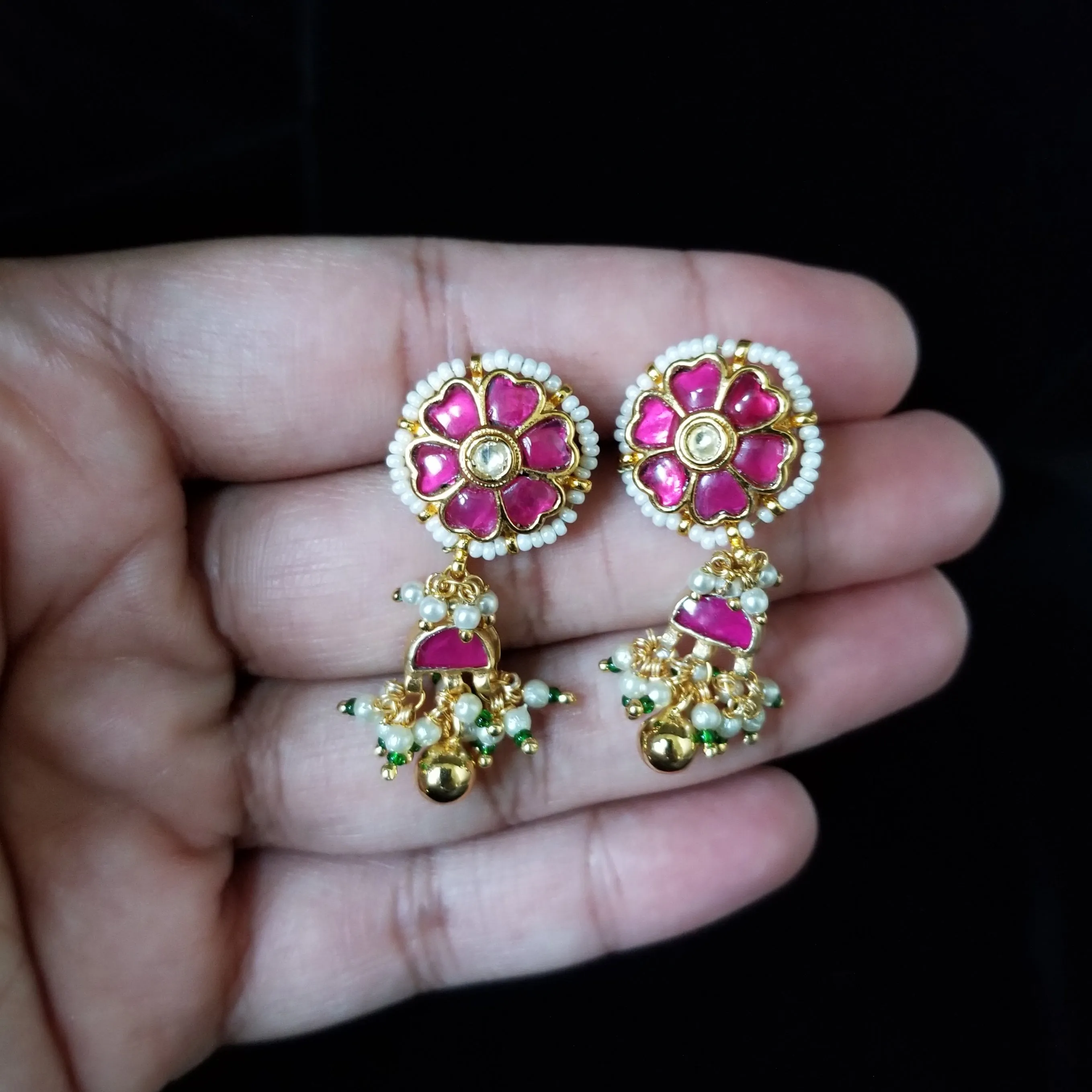 Pachi Kundan Pearl Choker Set
