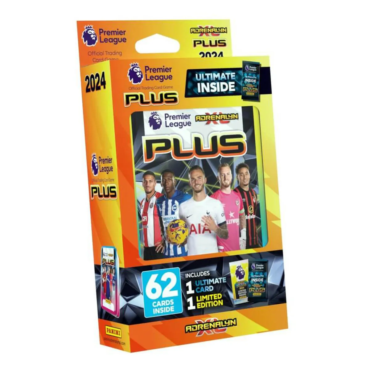 PANINI Adrenalyn XL PLUS 2023/2024 EPL Soccer Classic Tin (Random Select)
