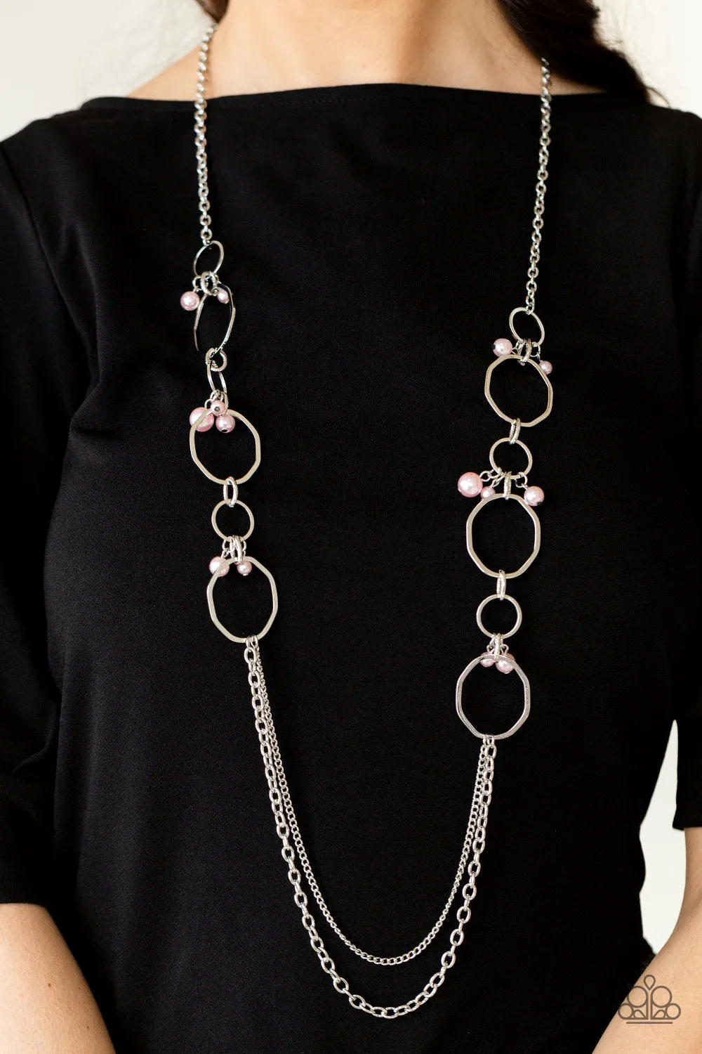Paparazzi - Ante UPSCALE - Pink Necklace