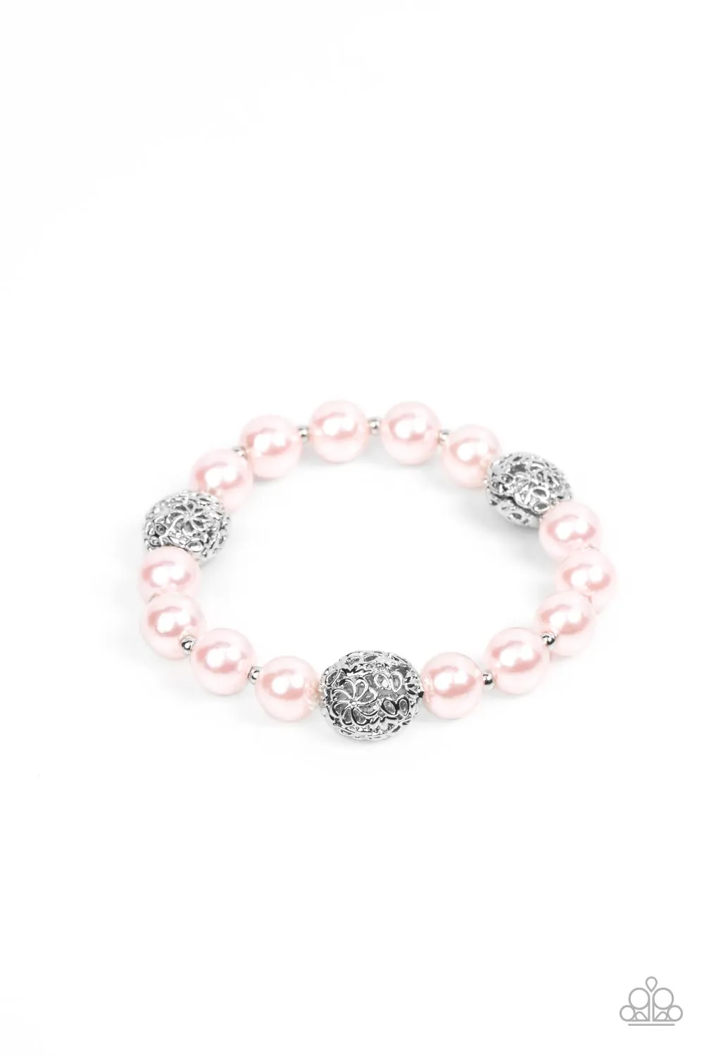 Paparazzi - Upscale Whimsy - Pink Bracelet