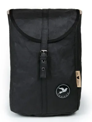 PAPERO Rucksack OWL aus Kraft Papier 13 L leicht, reißfest und wasserfest vegan, nachhaltig