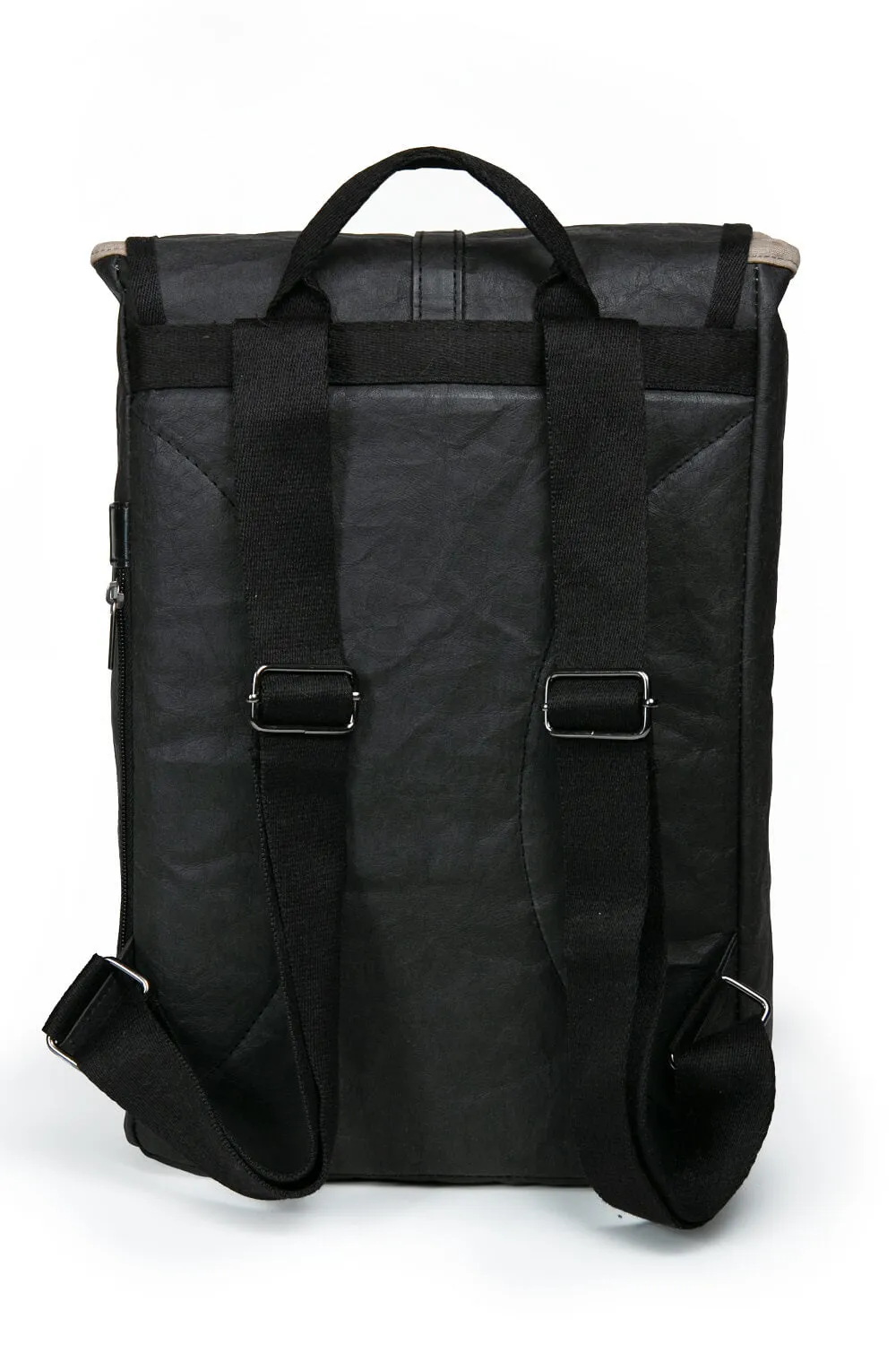 PAPERO Rucksack OWL aus Kraft Papier 13 L leicht, reißfest und wasserfest vegan, nachhaltig