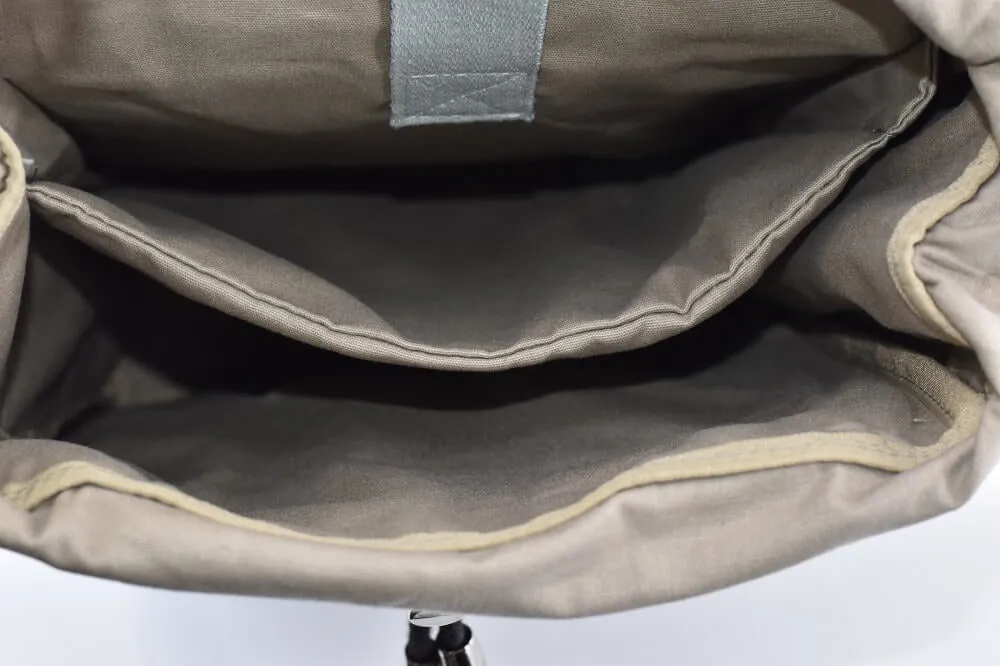PAPERO Rucksack OWL aus Kraft Papier 13 L leicht, reißfest und wasserfest vegan, nachhaltig