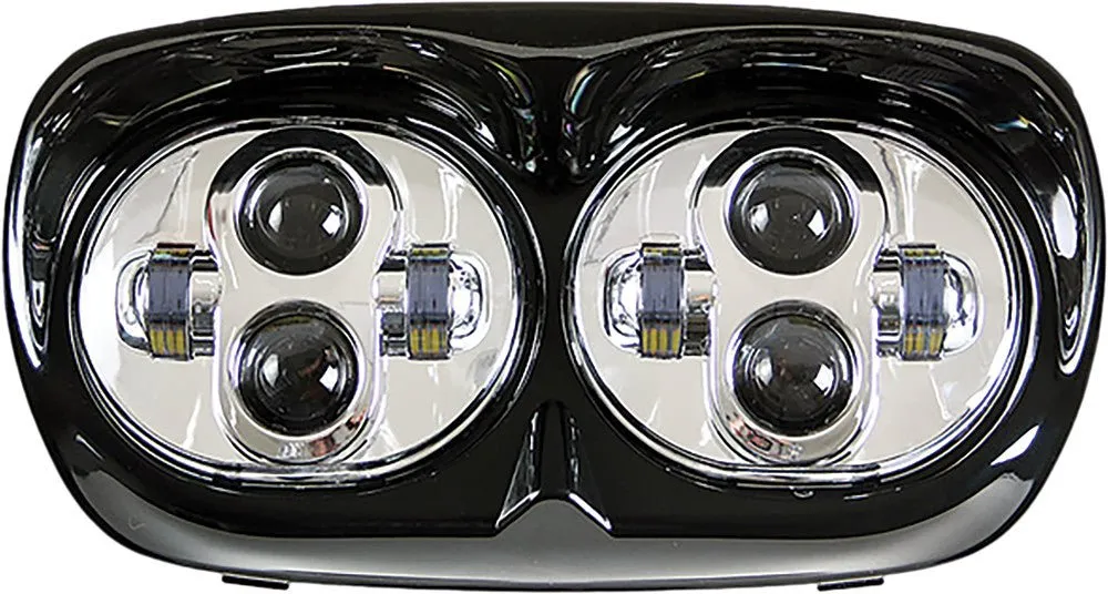 PathFinder HRGLEDAC Road Glide LED Headlight - Chrome