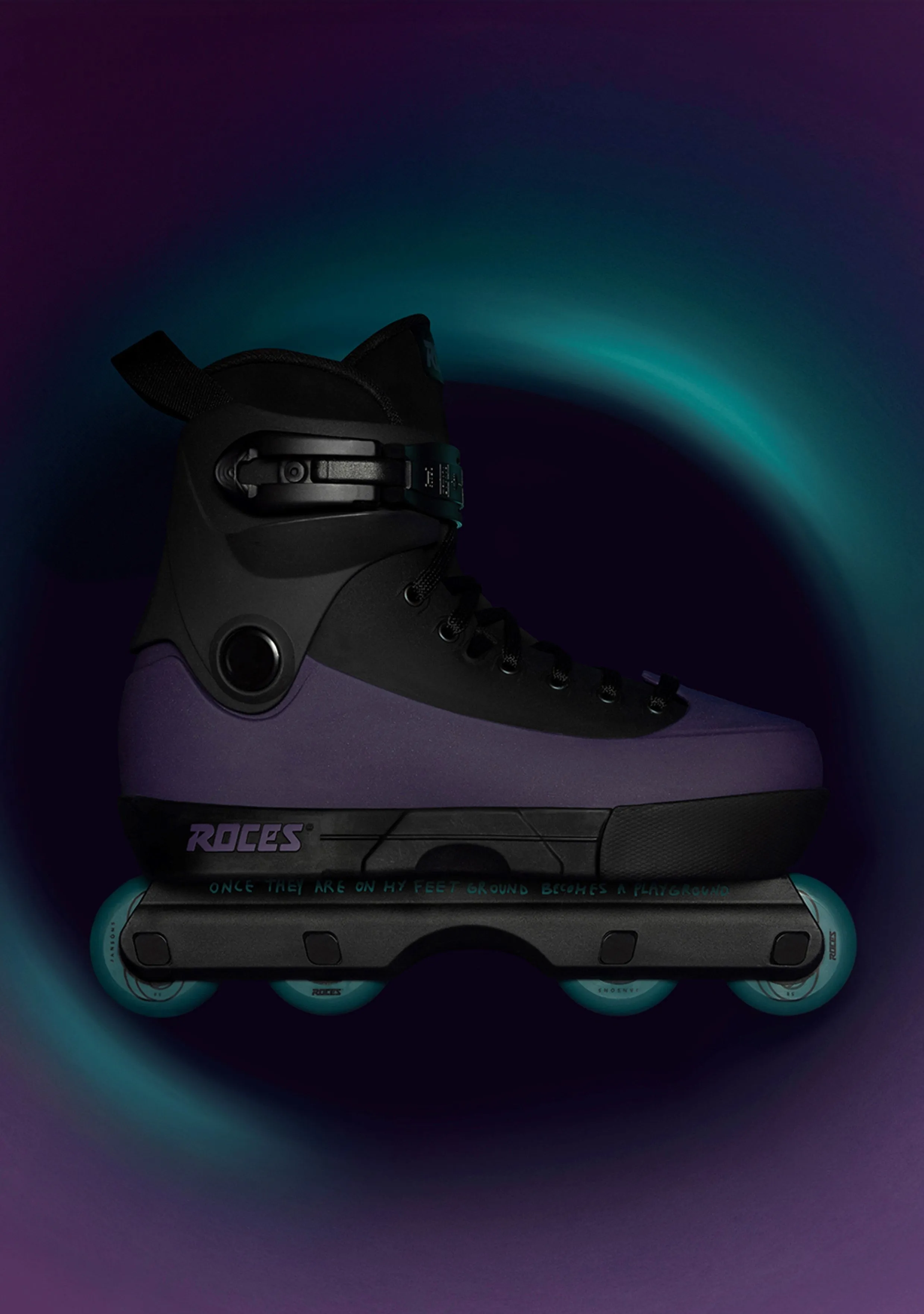 Patin Agressif Roces 5th Element Deep Purple Pro Nils Jansons Boot Only