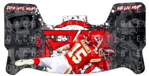 Patrick Mahomes Custom Visor for Any Full Size Riddell Helmet-3 Styles (Universal Fit)
