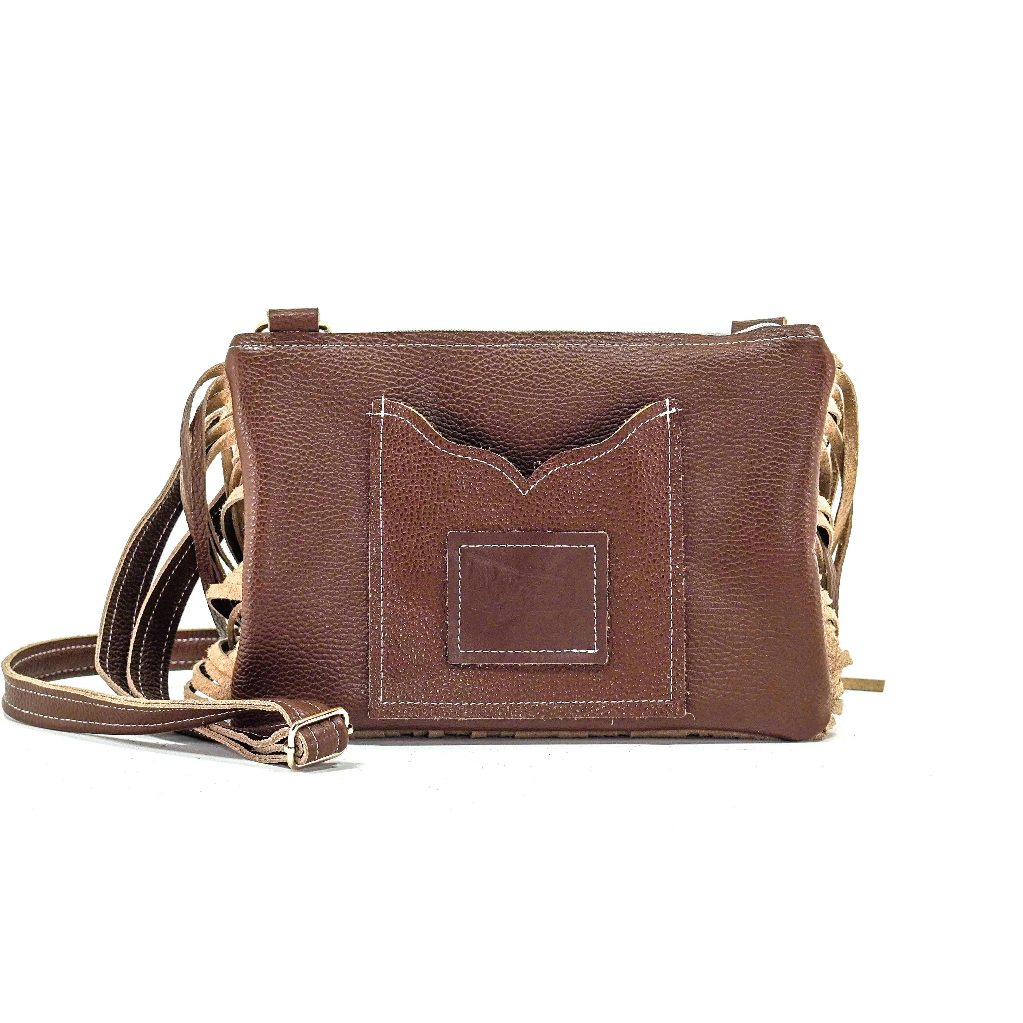 Patsy - Chocolate & White w/ Mocha Wildflower