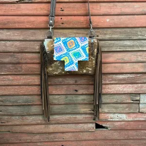 Patsy - Gold Acid w/ Rainbow Aztec Flap