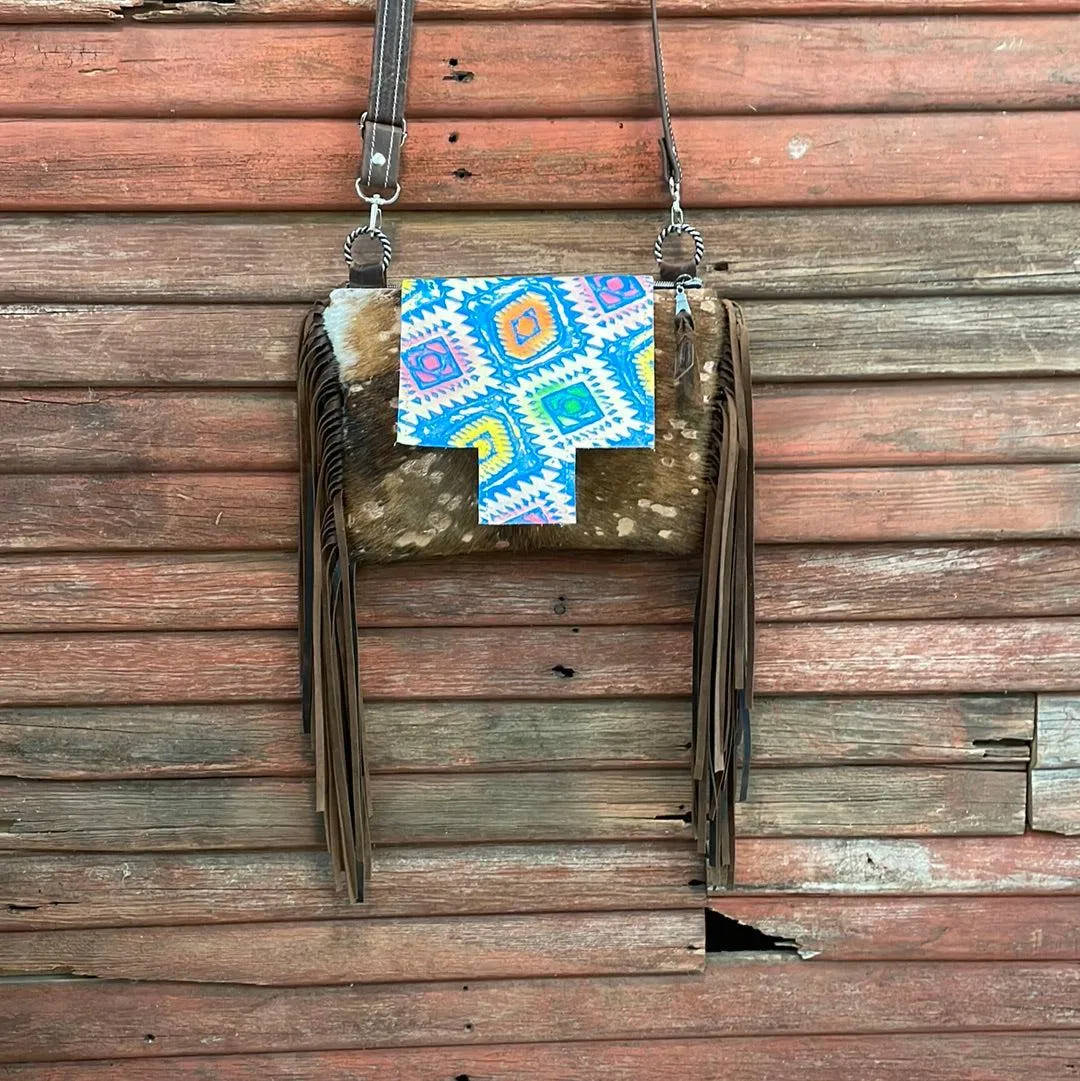 Patsy - Gold Acid w/ Rainbow Aztec Flap