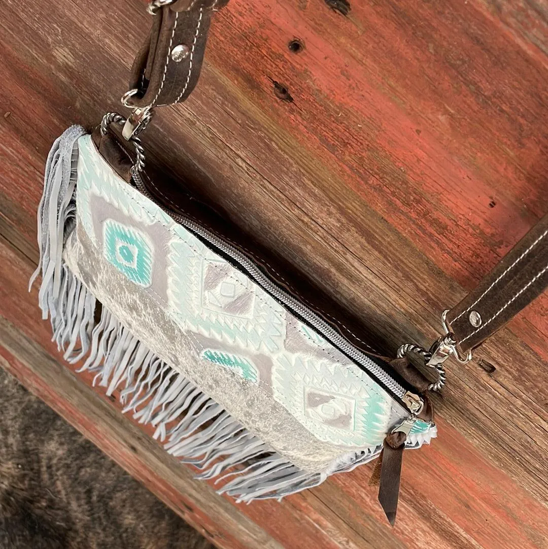 Patsy - Holographic w/ Turquoise Sand Aztec